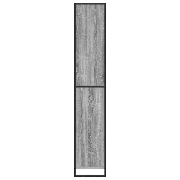 Hoher Schrank Grau Sonoma 60x36x200cm