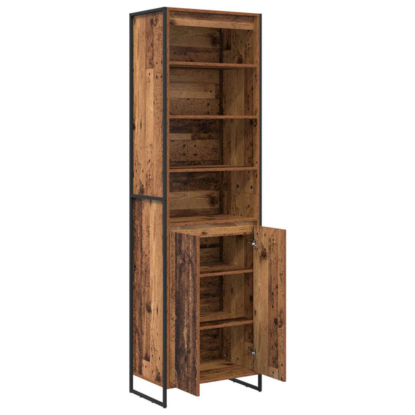 Hoher Altholz Schrank 60x36x200cm