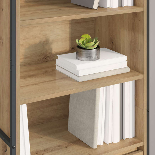 Hoher Schrank Eiche 60x36x200 cm