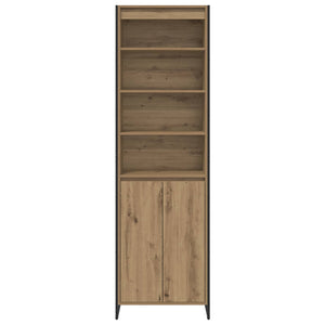 Hoher Schrank Eiche 60x36x200 cm