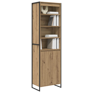 Hoher Schrank Eiche 60x36x200 cm