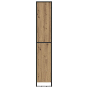 Hoher Schrank Eiche 60x36x200 cm