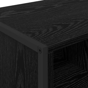 Sideboard Schwarz Eichen-Optik, 2er-Set