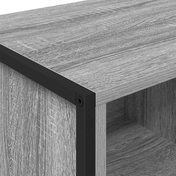 Graues Sideboard Sonoma, 2-teilig