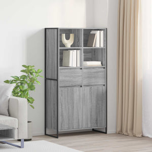 Graues Sideboard Sonoma, 2-teilig