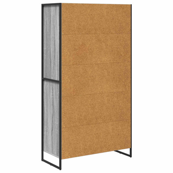 Graues Sideboard Sonoma, 2-teilig