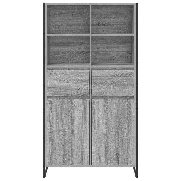 Graues Sideboard Sonoma, 2-teilig