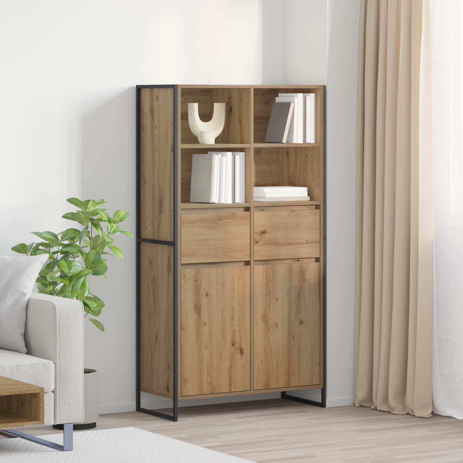 Sideboard Eiche Kunsthandwerk 81 cm