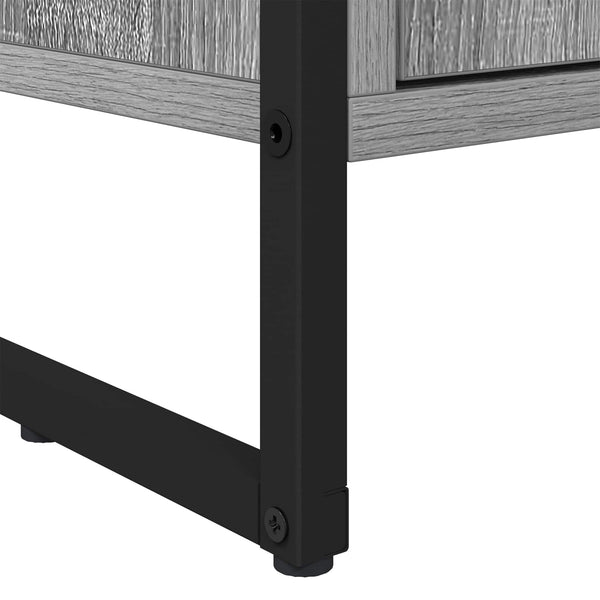 Hoher Schrank Grau Sonoma 79x36x200 cm