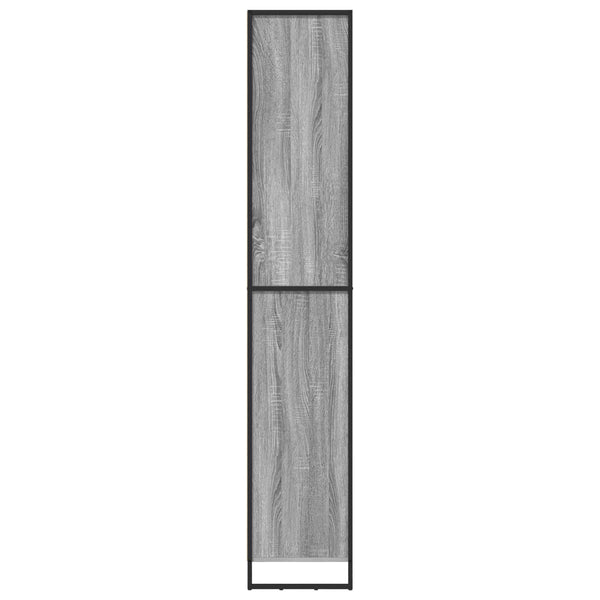Hoher Schrank Grau Sonoma 79x36x200 cm