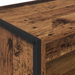Hoher Altholz Schrank 79x36x200 cm