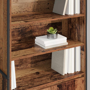 Hoher Altholz Schrank 79x36x200 cm