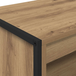Hoher Schrank Eiche 79x36x200 cm