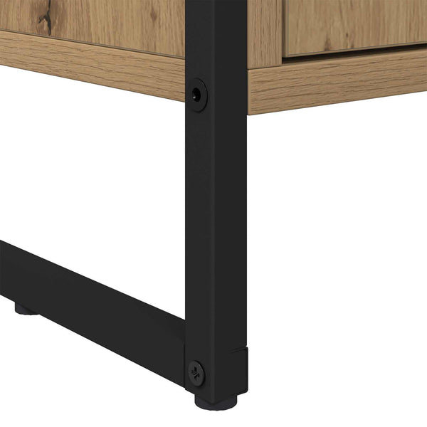 Hoher Schrank Eiche 79x36x200 cm