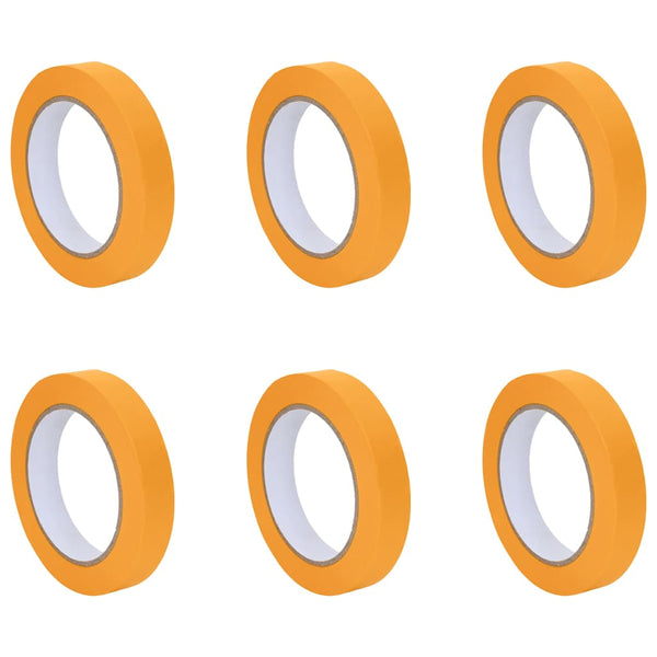 Malerkreppband Gelb, 19mm x 50m, 6er-Pack