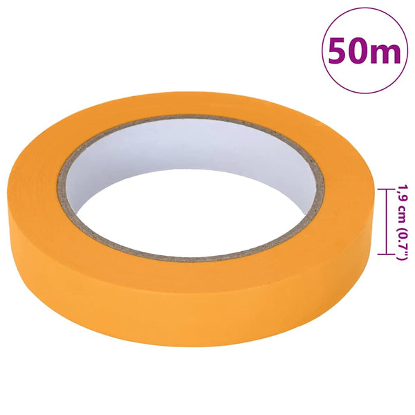Malerkreppband Gelb, 19mm x 50m, 50 Stk.