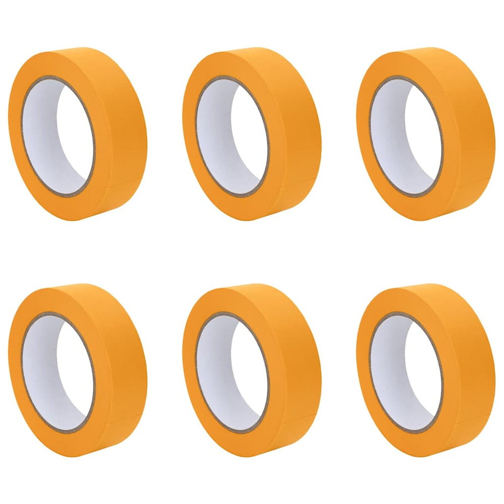 Malerkreppband Gelb, 6 Rollen, 30mm x 50m