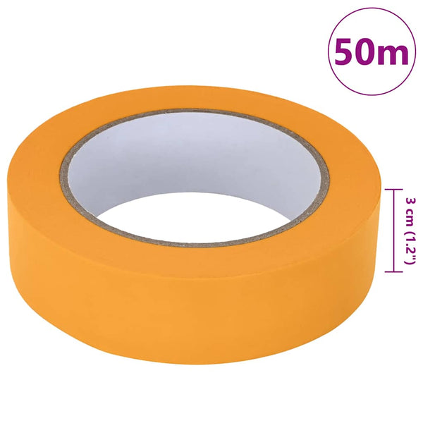 Malerkreppband Gelb 30mm x 50m, 24 Stück