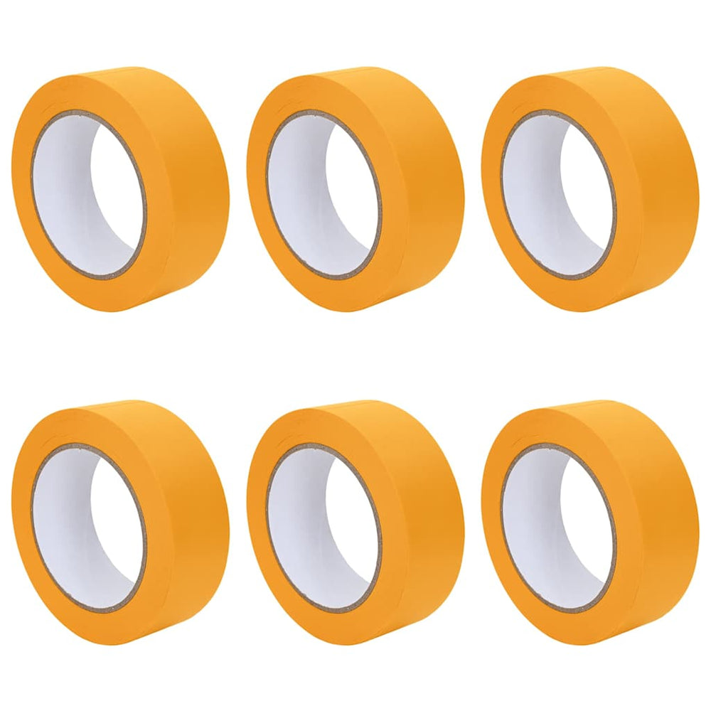 Malerkreppband Gelb, 6 Rollen, 38mm x 50m