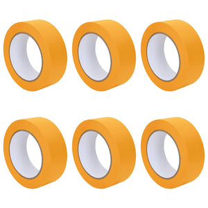 Malerkreppband Gelb, 6 Rollen, 38mm x 50m