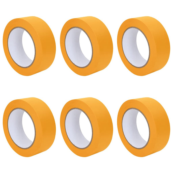 Malerkreppband Gelb, 6 Rollen, 38mm x 50m