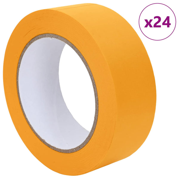 Malerkreppband Gelb 38mm x 50m, 24 Stück
