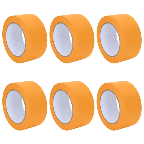 Malerkreppband Gelb 50mm x 50m, 6er-Pack