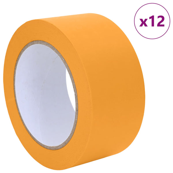 Malerklebeband Gelb 50mm x 50m, 12 Stück
