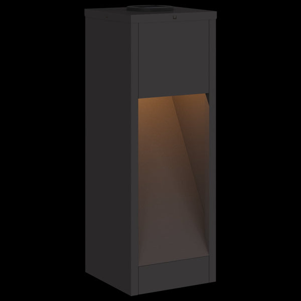 Solar LED Wegeleuchte Schwarz 2er-Set
