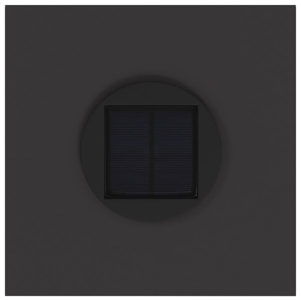 Solar LED Wegeleuchte Schwarz 2er-Set