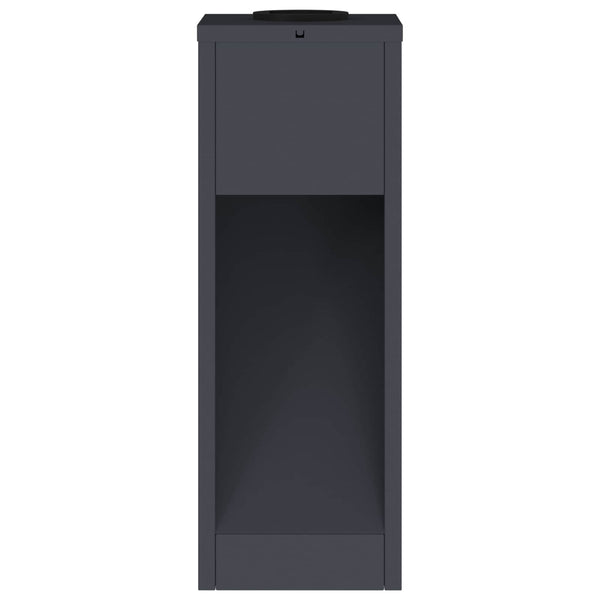 Solar LED Wegeleuchte 2er Set Anthrazit
