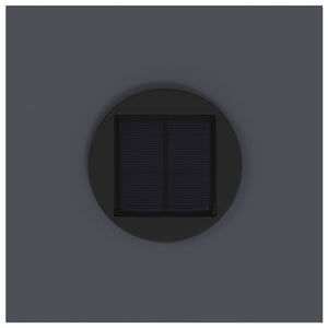 Solar LED Wegeleuchte 2er Set Anthrazit