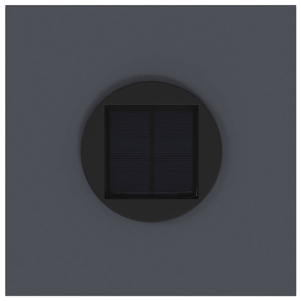 Solar LED Wegeleuchte 2er Set Anthrazit