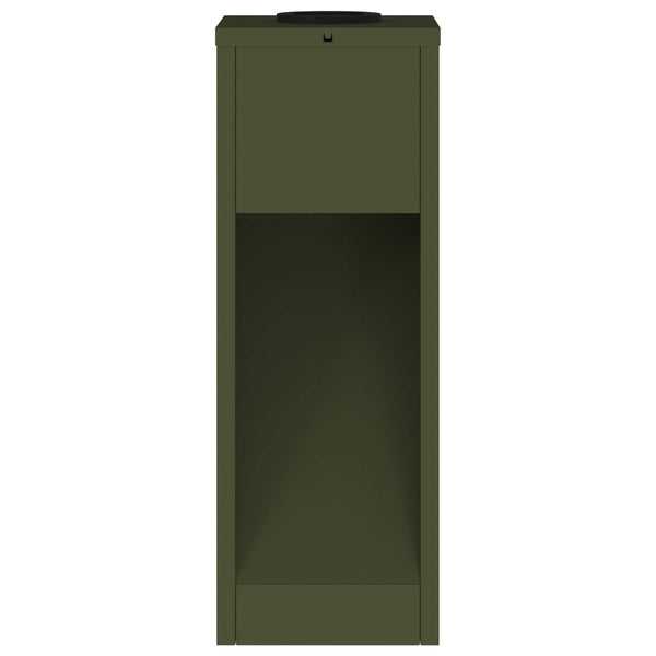 Solar LED Wegeleuchten 2er-Set, Olivgrün