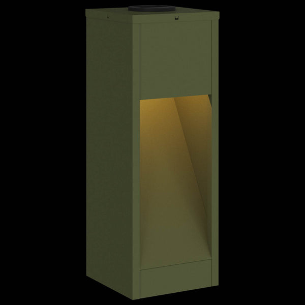 Solar LED Wegeleuchten 2er-Set, Olivgrün