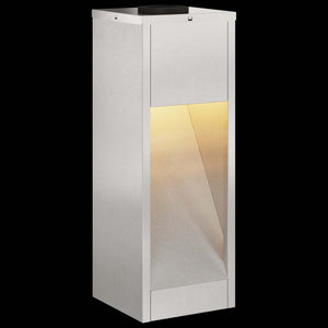 Solar LED Wegeleuchten Silber Edelstahl 2er Set