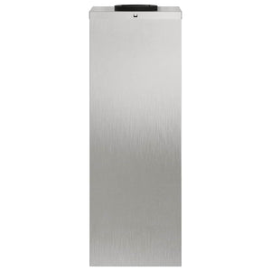 Solar LED Wegeleuchten Silber Edelstahl 2er Set