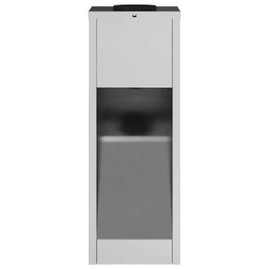 Solar LED Wegeleuchte Silber 2er-Set