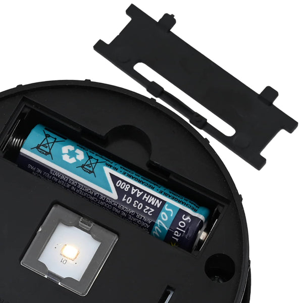 Solar LED Wegleuchten Schwarz 2er Set