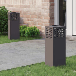 Solar LED Wegleuchten Schwarz 2er Set