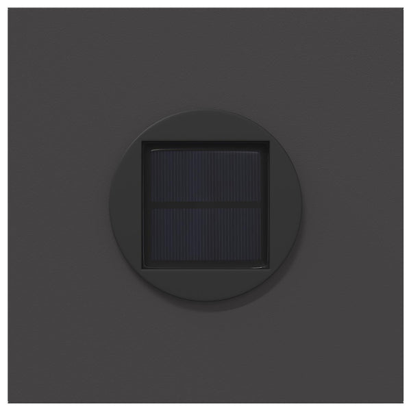 Solar LED Wegleuchten Schwarz 2er Set