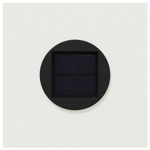 Solar LED Wegleuchten, Kaltgewalzter Stahl, 2er-Set