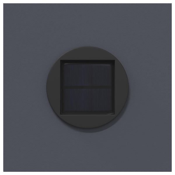 Solar LED Wegleuchten Anthrazit 2er Set