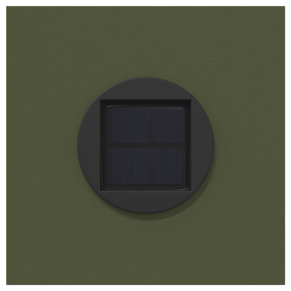 Solar LED Wegleuchten, 2er Set, Olivgrün
