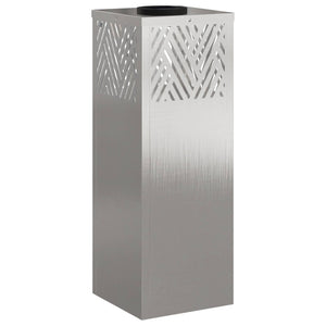 Solar LED Wegleuchten Silber Edelstahl 2er Set