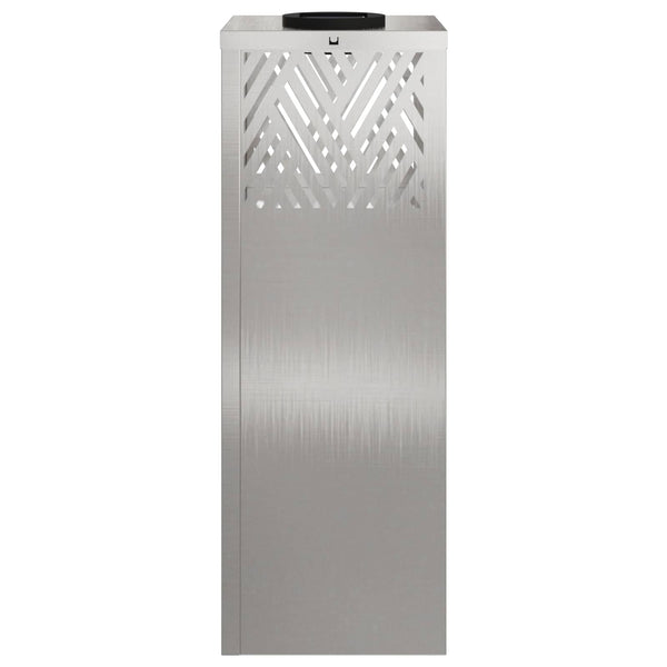 Solar LED Wegleuchten Silber Edelstahl 2er Set