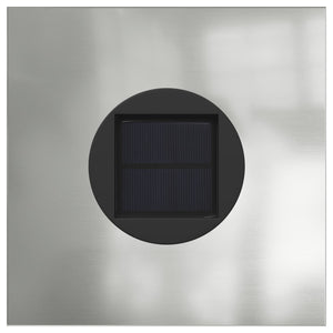 Solar LED Wegleuchten Silber 2er Set