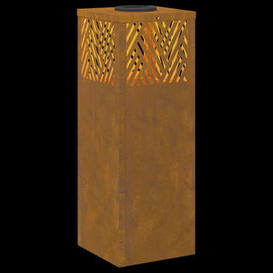 Solar LED Wegleuchten 2er Set Bronze