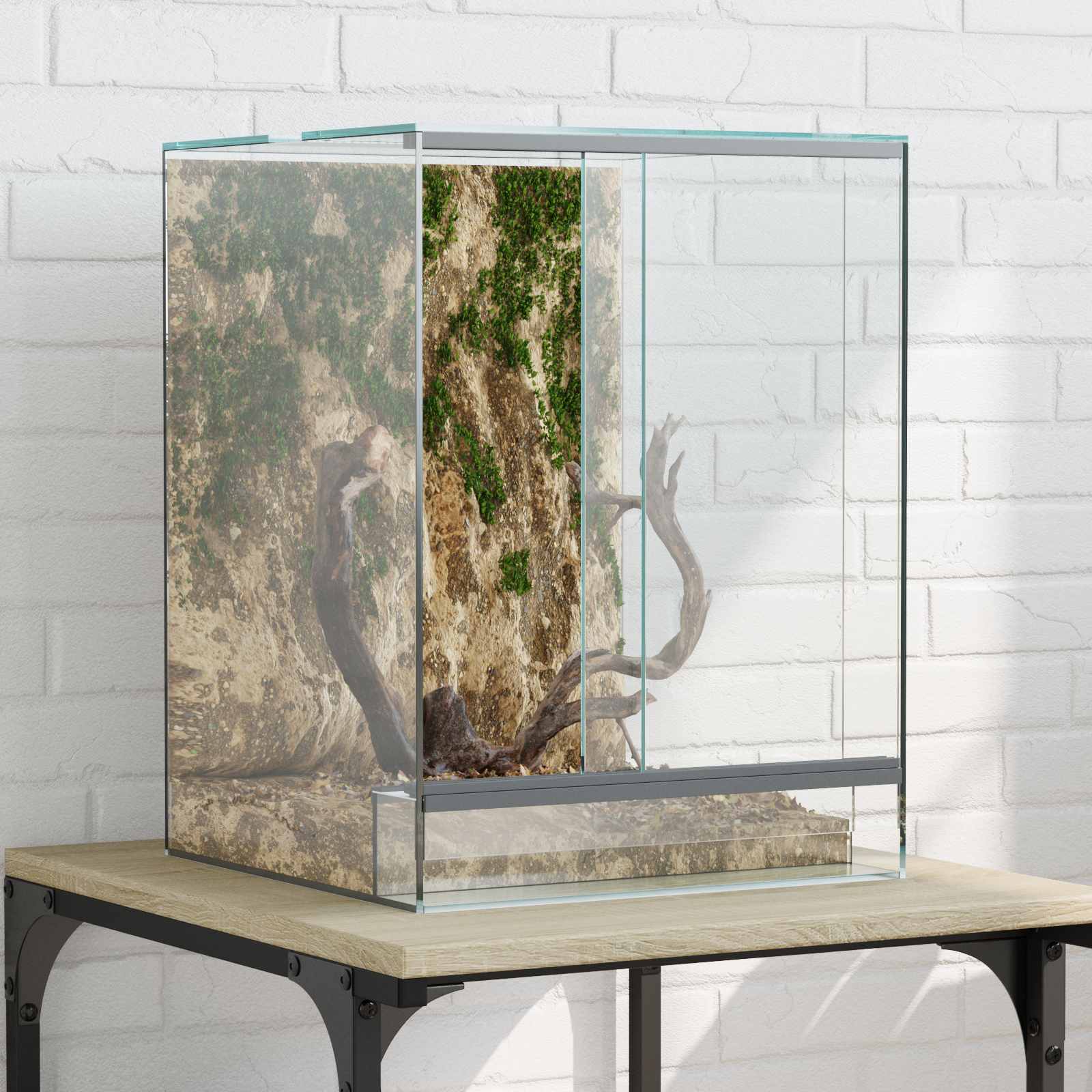 Transparentes Glas Terrarium 30x30x40cm