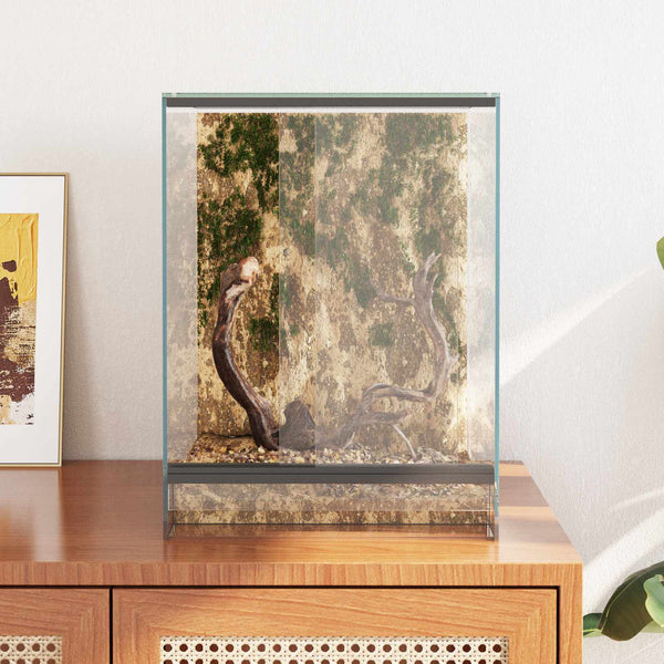 Transparentes Glas Terrarium 30x30x40cm